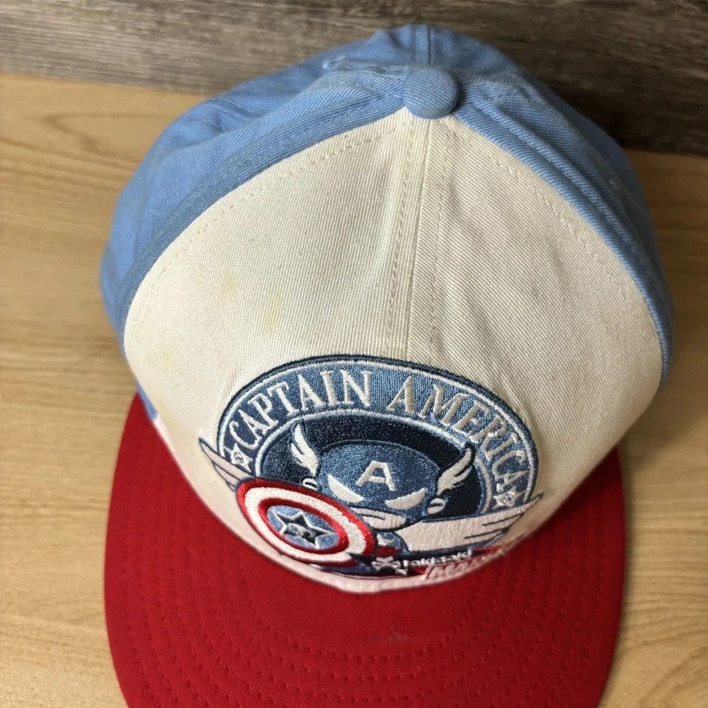 Captain America Hat Cap Snap Back Tokidoki Marvel Embroidered Comic Mens
